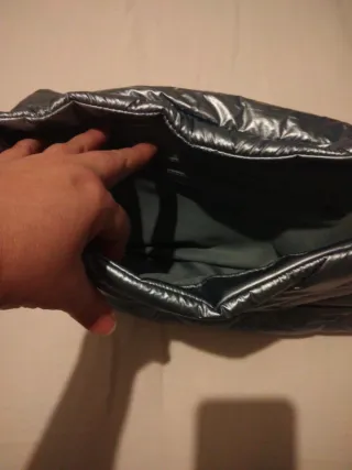 Bolso Parfois Azul Metalizado