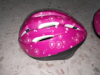 Casco bici infantile rosa