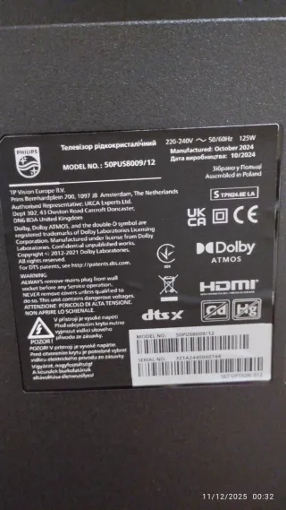 Smart TV Philips 50 Negra