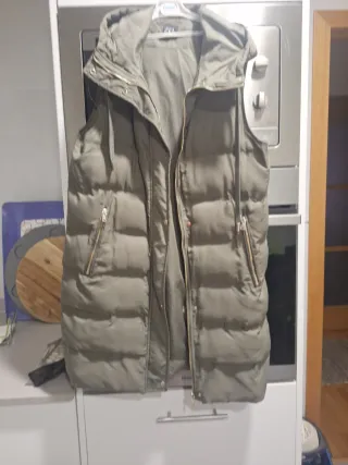 Chaleco Zara Verde Oliva