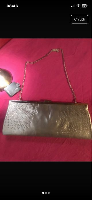 Pochette Bijou Brigitte argento