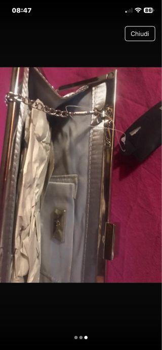 Pochette Bijou Brigitte argento