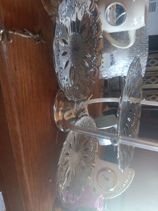 Porta dulces de plata vintage de los años 70