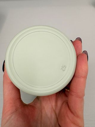 Candela bianca Love in vetro