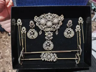 NUEVO Aderezo Fallera Bronce Inglés