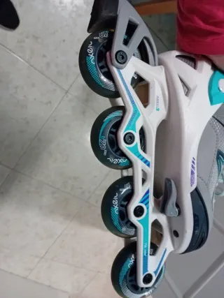 Patines Oxelo grises y azules 32-35