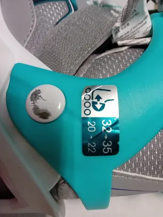 Patines Oxelo grises y azules 32-35