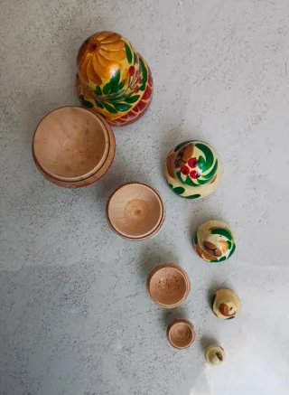 Set Matrioske 5 pezzi a incastro