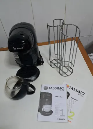 Cafetera Tassimo Bosch Vivy 2 + Dispensador