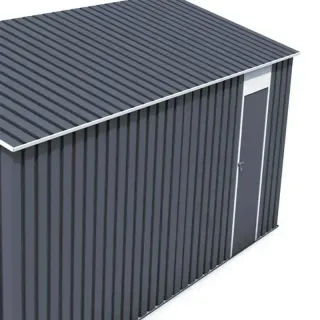 Garaje metálico 15.36 m2 Durham gris caseta