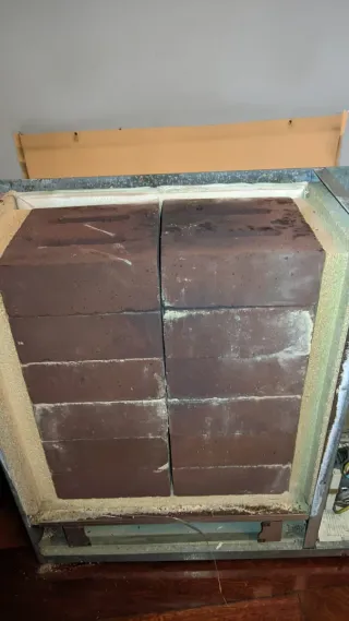 Ladrillos refractarios para horno, chimenea