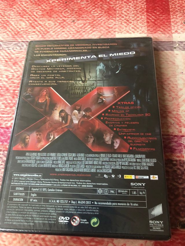 XP 3D DVD Precintado Terror Suspense