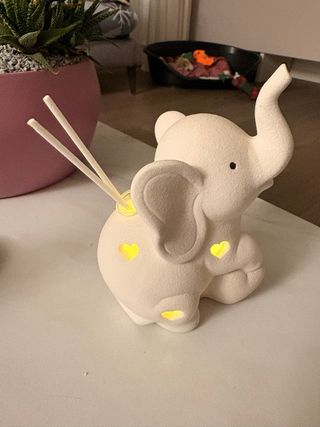 Profumatore Elefantino Beige/Bianco