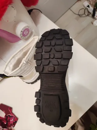 Botines Zara Blancos