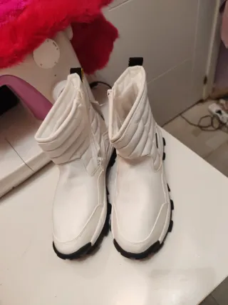 Botines Zara Blancos