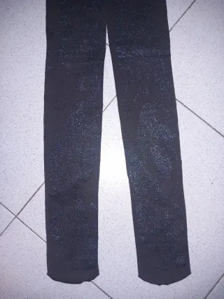 Collant Goldenpoint Lurex Azzurri Tg s