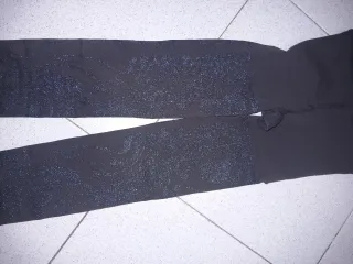 Collant Goldenpoint Lurex Azzurri Tg s