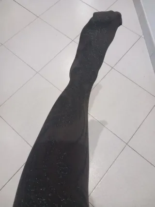 Collant Goldenpoint Lurex Azzurri Tg s