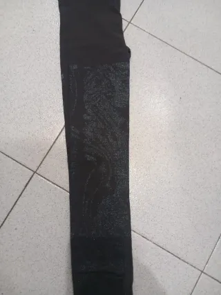 Collant Goldenpoint Lurex Azzurri Tg s