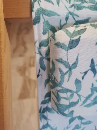 Hamaca de tela y madera