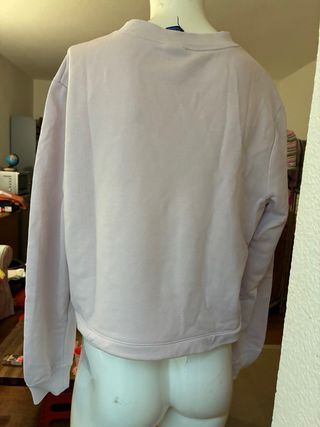 Sudadera Nike Talla M Rosa y Blanca