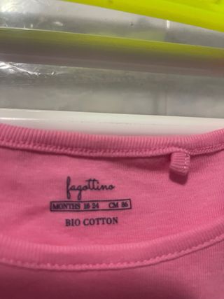 Body rosa Il Fagottino 18/24 mesi