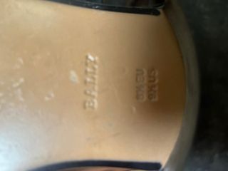 Botines de piel Bally negros caballero