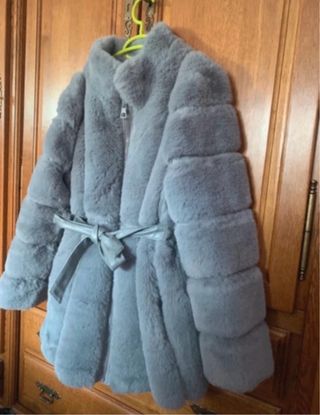 Abrigo de pelo talla M