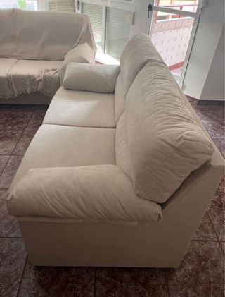 2 Divani Beige da 3 Posti