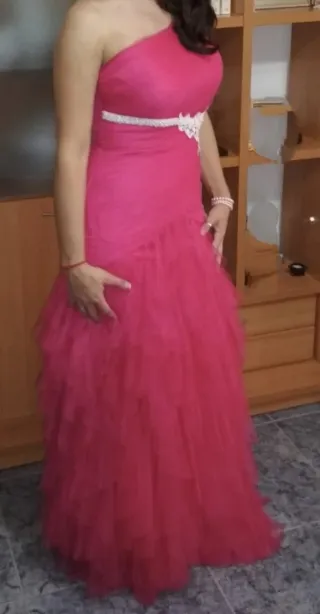 Vestido de fiesta rosa