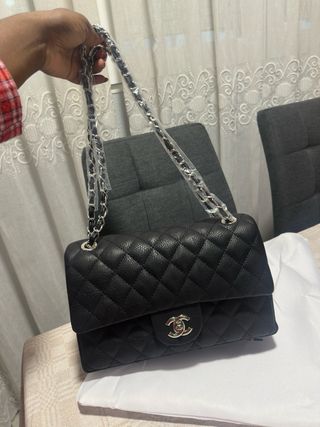 Bolso Negro Cadena