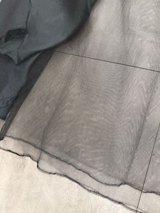 Falda y fajín negro talla S