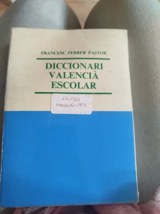 Diccionario valencia escolar