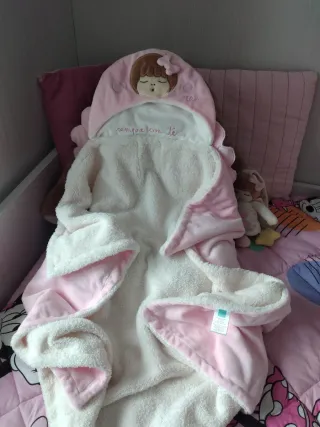 Accappatoio neonato con cappuccio