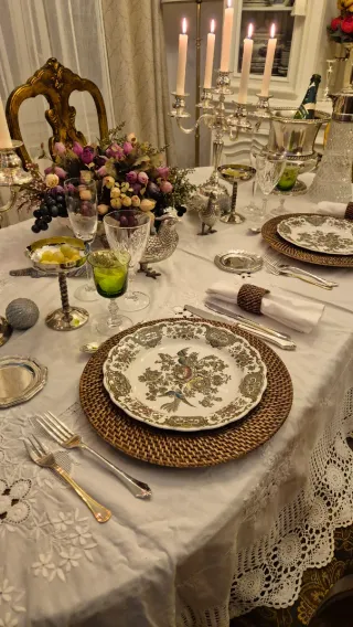 Platos ingleses  Llanos Winsord  Porcelana