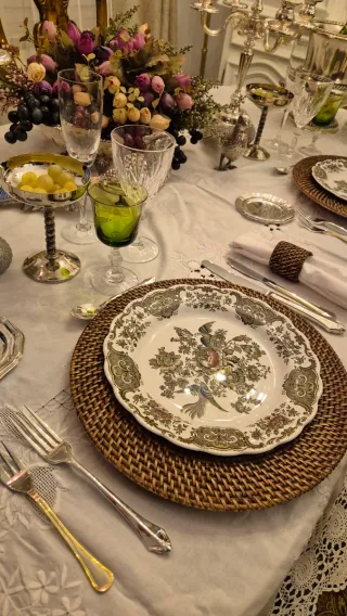 Platos ingleses  Llanos Winsord  Porcelana