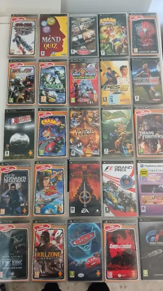 Lote 5 Juegos PSP: LittleBigPlanet, Burnout, Tekke