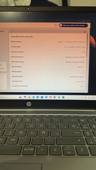 Ordenador HP 15 Pulgadas