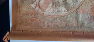 Mapa antiguo de cuero