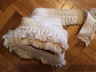 Lotto di Bordure, pizzi e passamanerie per cucito