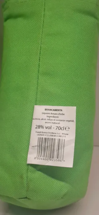 Portabottiglie Termico Branca Menta Vintage