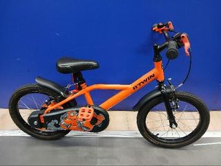 Bicicleta niños 16 pulgadas Btwin 500 Robot naranja 4,5-6