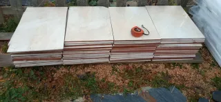 Suelo exterior baldosas