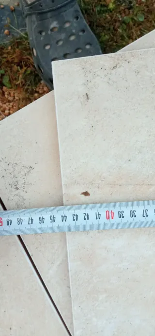 Suelo exterior baldosas