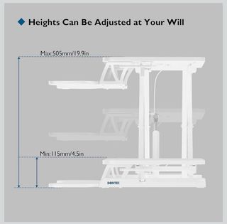 Convertidor de escritorio sentado / de pie