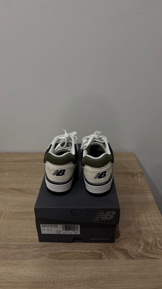 New Balance 550 Talla 44 Verde y Blanco