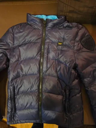 Cazadora Blauer de Plumas Azul