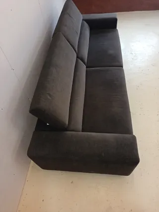Sofá 4 plazas gris oscuro
