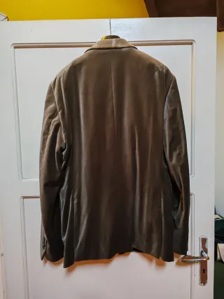 Blazer Zara Uomo Velluto Marrone Tg 50