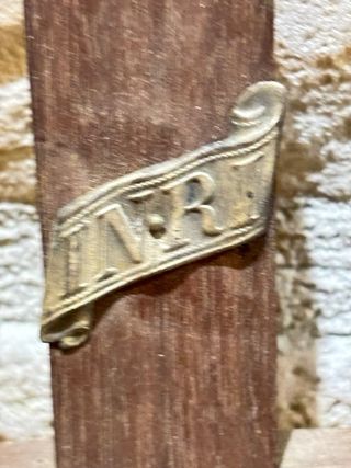 Croce pettorale in legno antica